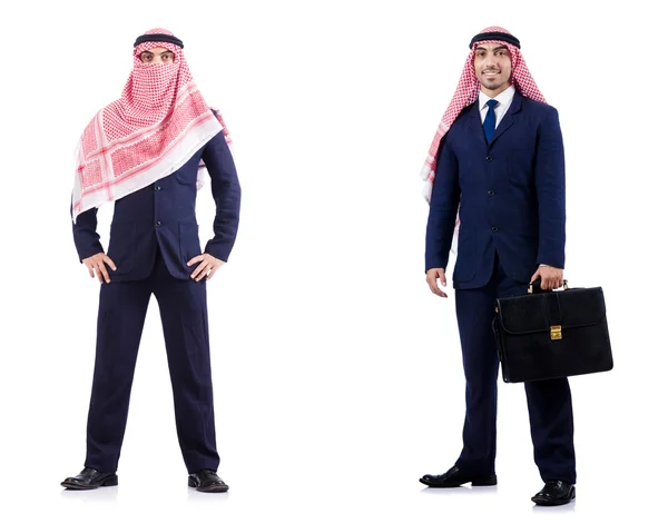 Zestaw zdjęć z arabskim biznesmenem — Zdjęcie stockowe