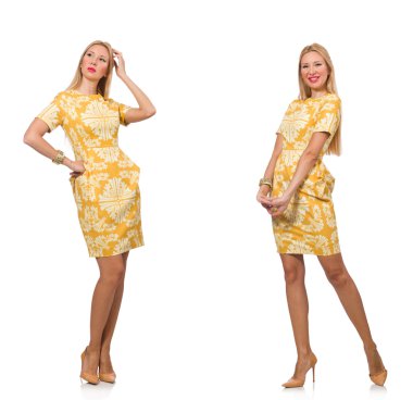 Çeşitli pozlarda kadın resmi.