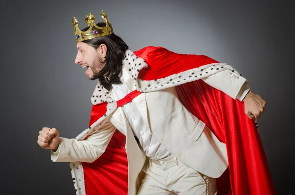 King businessman in royal business concept — Stock Photo, Image