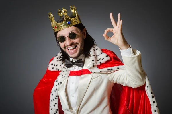 King businessman in royal business concept — Stock Photo, Image