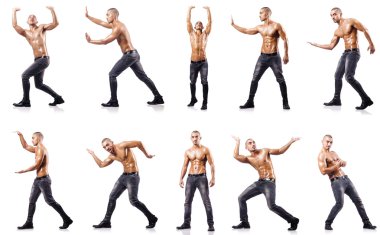 Yırtılmış adam sanal engeli itiyor