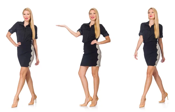 Composite photo of woman in various poses — Stock Photo, Image