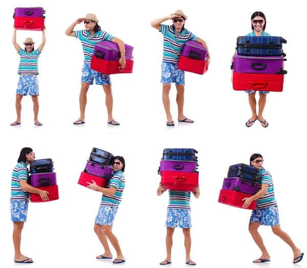 Homem se preparando para estas férias de verão — Fotografia de Stock