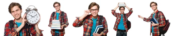 Estudiante enojado perdiendo sus plazos —  Fotos de Stock