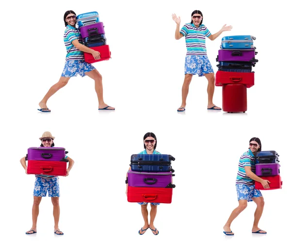 Homem se preparando para estas férias de verão — Fotografia de Stock