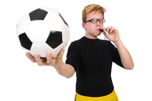 Uomo divertente nel concetto di sport — Foto Stock