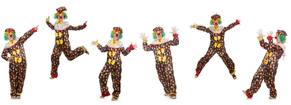 Clownfotos isoliert auf weiß — Stockfoto