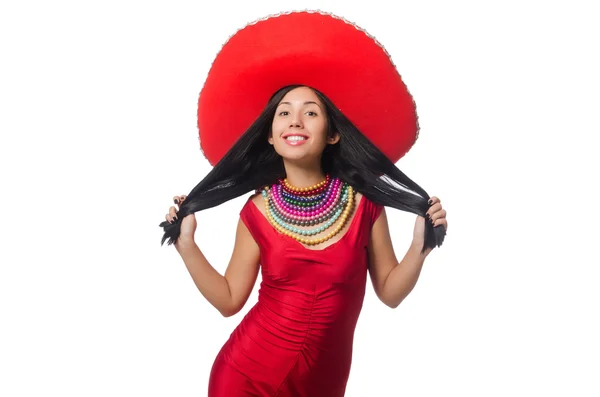 Mujer mexicana en concepto de moda —  Fotos de Stock