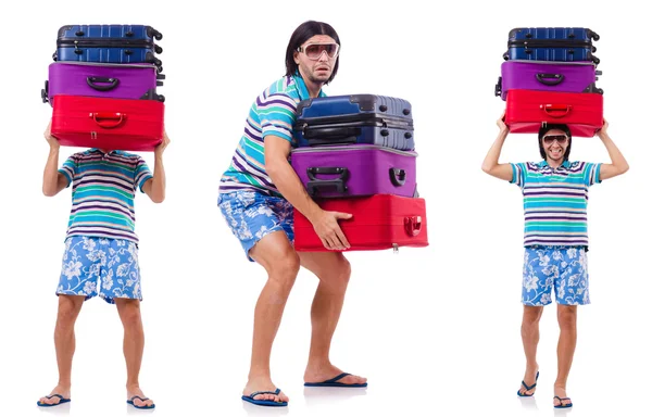 Man preparing for this summer vacation — Stock Photo, Image