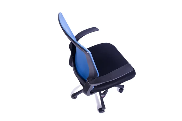 Blue office chair isolated on the white background — Stock Photo, Image