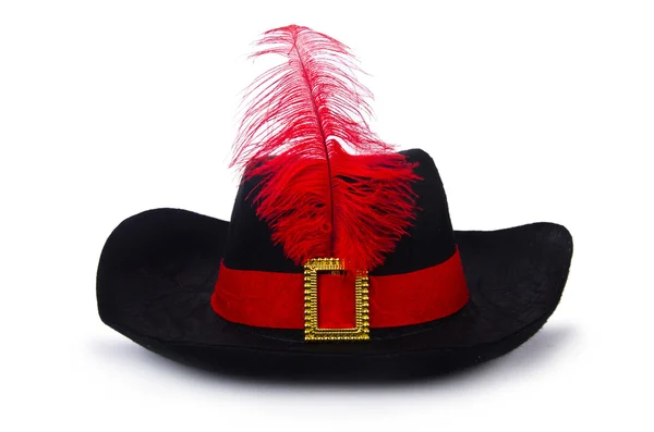 Pirate hat isolated on white — Stock Photo, Image