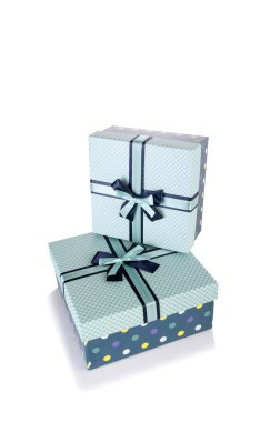Beyaz arka plan üzerinde izole Giftboxes