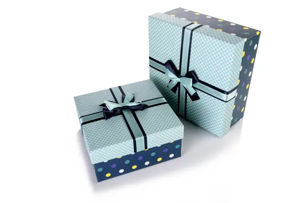 Giftboxes izolované na bílém pozadí — Stock fotografie