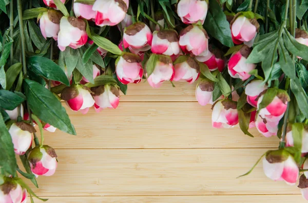 Holiday koncept med blommor och copyspace — Stockfoto