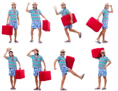 Bu yaz tatiline hazırlanan adam