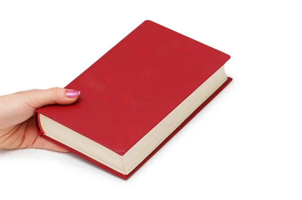 Εκπαίδευση αντίληψη με κόκκινο κάλυμμα βιβλία — Φωτογραφία Αρχείου