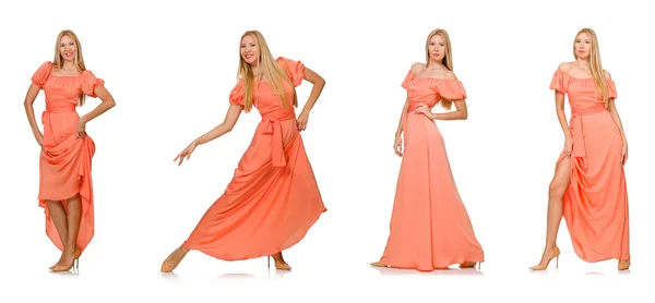 Composite photo of woman in various poses — Stock Photo, Image