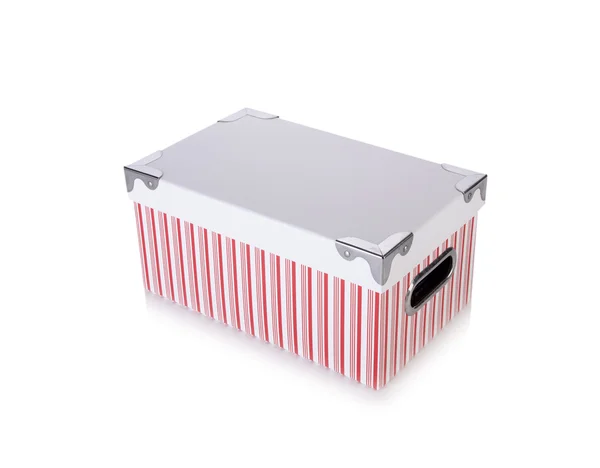 Storage box isolated on the white background — Stock Photo, Image