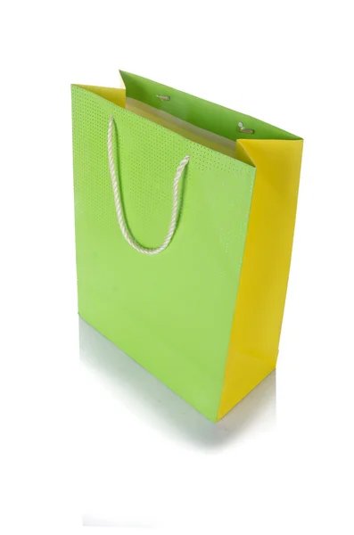 Shopping bag isolato su sfondo bianco — Foto Stock