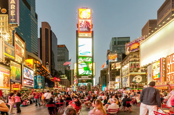 Nowy Jork - WRZESIEŃ 5, 2010: Times Square 5 września w Nowym Jorku — Zdjęcie stockowe