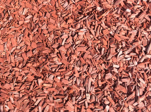 Background made from brown wood chips — Stock Photo, Image