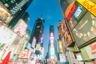 New York - 5 Eylül 2010: Times Meydanı 5 Eylül 'de New York' ta