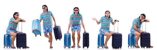 Homem se preparando para estas férias de verão — Fotografia de Stock