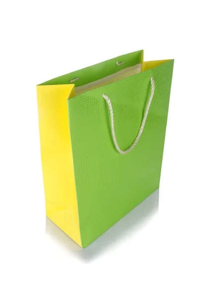 Shopping bag isolato su sfondo bianco — Foto Stock