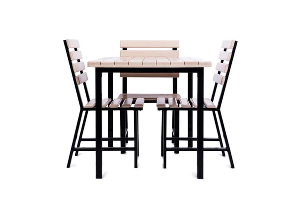 Table furniture isolated on the white — Stock Photo, Image