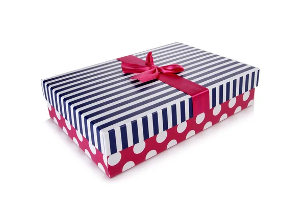 Giftboxes που απομονώνονται σε λευκό φόντο — Φωτογραφία Αρχείου