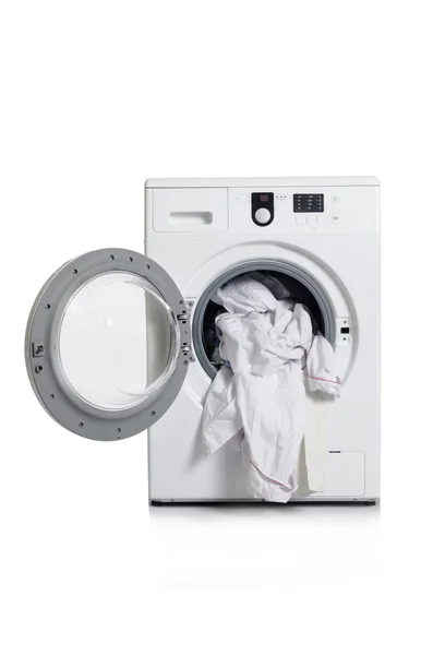 Washing machine isolated on white background — Stock Photo, Image