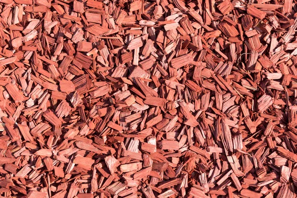 Background made from brown wood chips — Stock Photo, Image