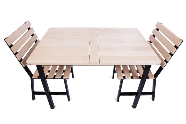 Meubles de table isolés sur le blanc — Photo