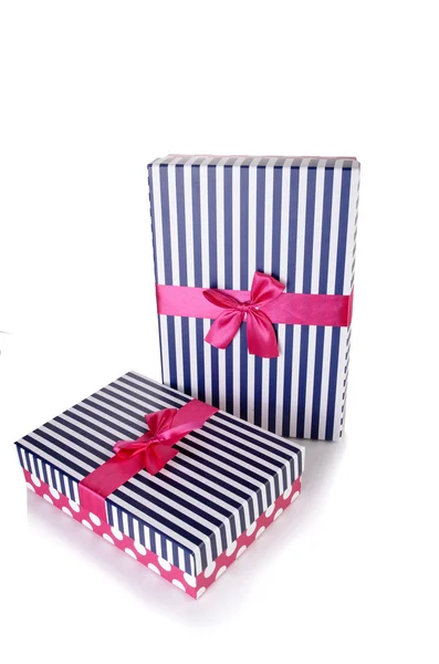 白い背景に分離された Giftboxes — ストック写真