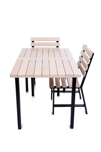 Tischmöbel isoliert auf dem weißen — Stockfoto