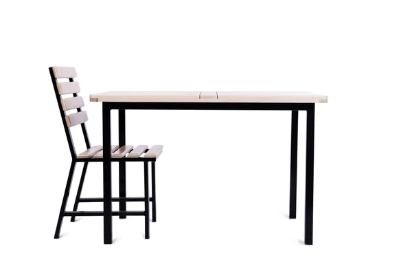 Meubles de table isolés sur le blanc — Photo