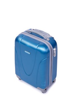 Beyaz arka plan üzerinde izole bavul