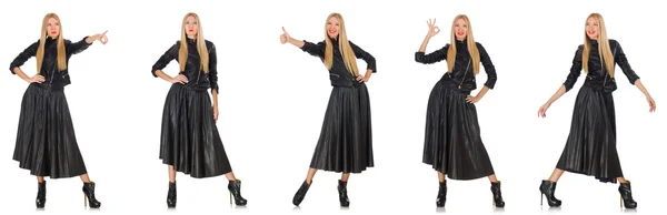 Composite photo of woman in various poses — Stock Photo, Image