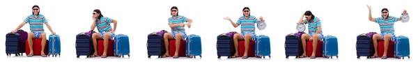 Man preparing for this summer vacation — Stock Photo, Image