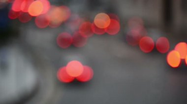 Bulanık trafik yolda hareket