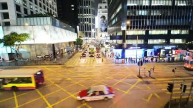 Hong Kong - 29 Temmuz 2014: 29 Temmuz yoğun trafikte Hong Kong, Çin. Hong Kong çok yoğun trafik vardır