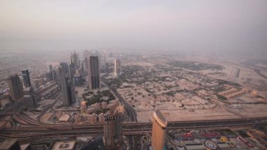 Dubai gökten görünümünü