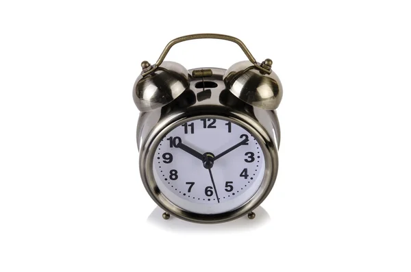 Alarm clock in time concept isolated on white — Stock Photo, Image