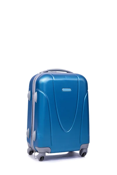 白い背景で隔離のスーツケース — ストック写真