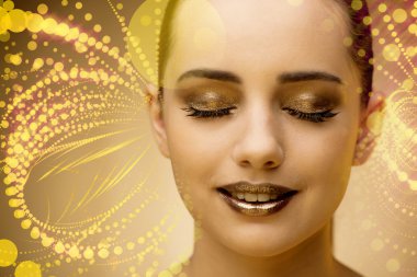 Güzellik soyut kavram genç güzel kadın