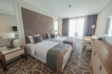 Modern otel Oda büyük Yataklı