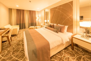 Modern otel Oda büyük Yataklı