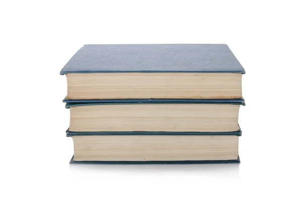 Stack of books isolated the white background — Stock Photo, Image