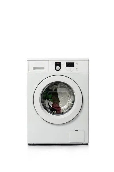 Washing machine isolated on white background — Stock Photo, Image