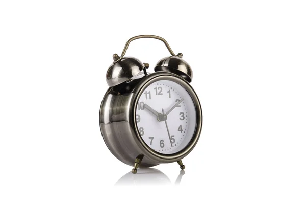 Alarm clock in time concept isolated on white — Stock Photo, Image